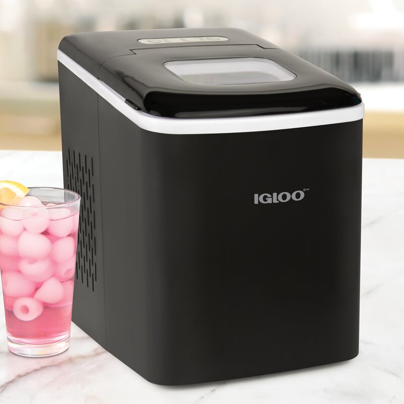 Igloo Automatic Self Cleaning Portable Electric Countertop Ice Maker Machine 26 Pounds In 24